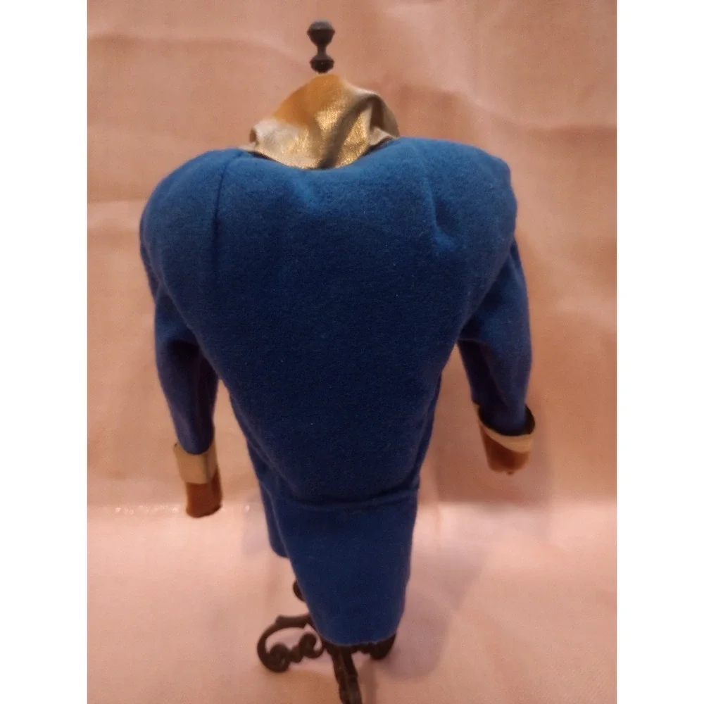 Disney Beauty & The Beast Prince Adam Blue Tailcoat Jacket Mattel 1992 Doll...